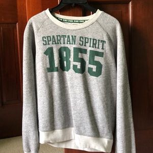 PINK Michigan State crew neck